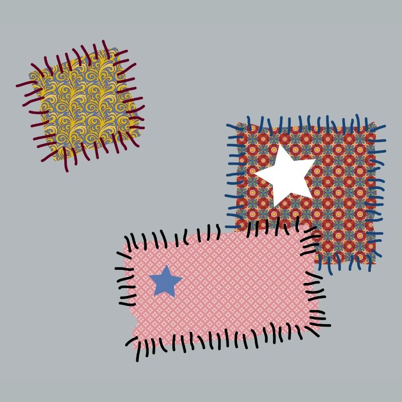Patch repair patchwork star sewing needle