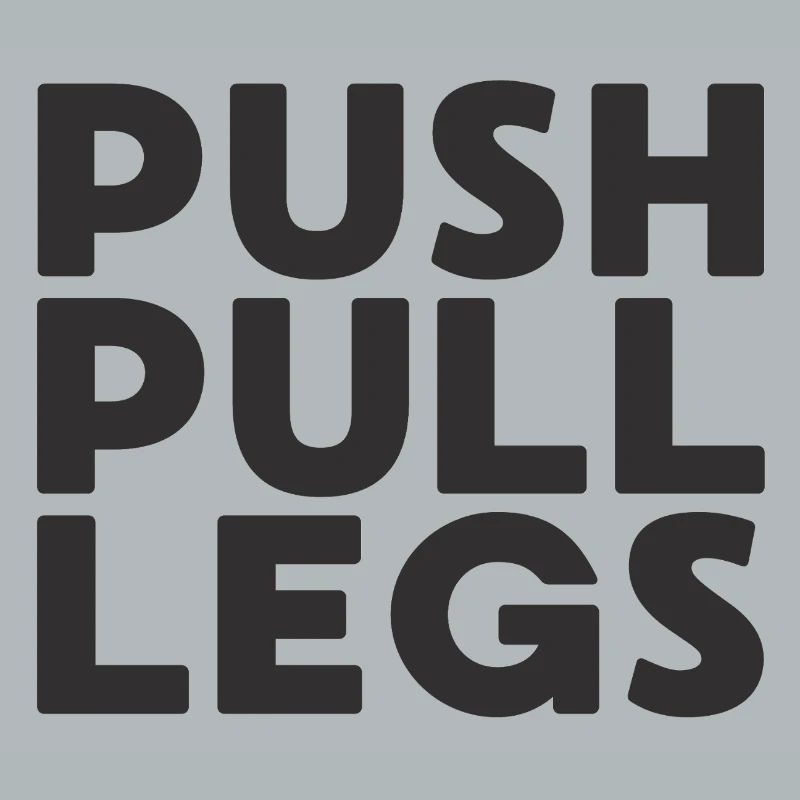 Push Pull Jambes Répéter Entraînementssplit