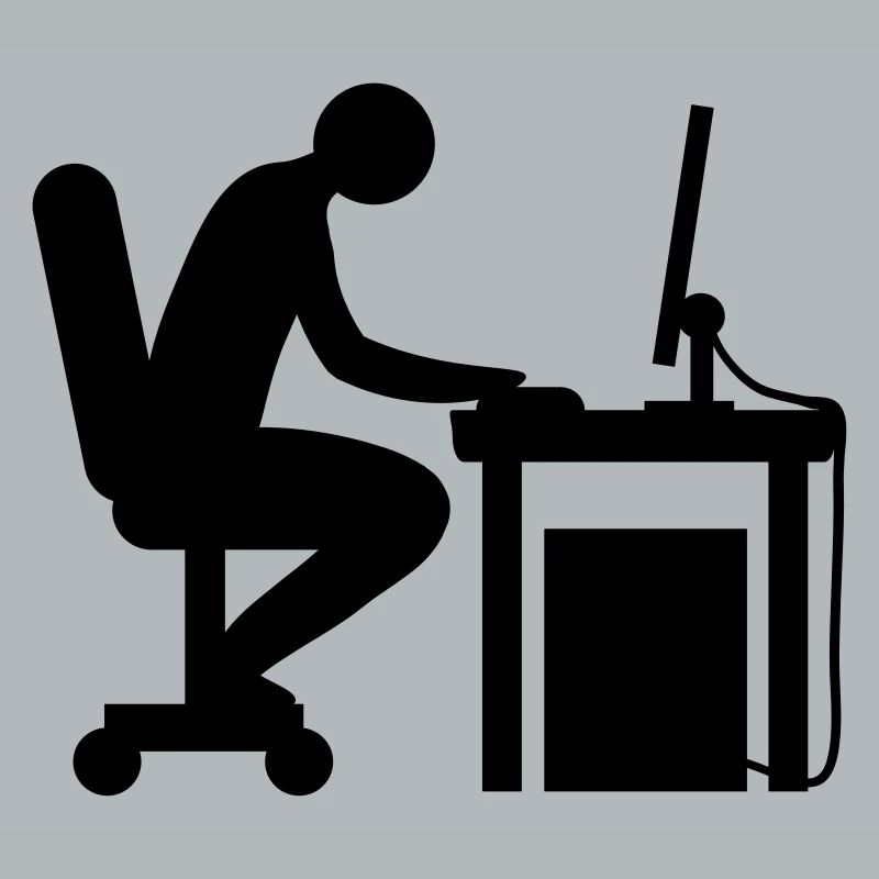 Nerd bureau ordinateur