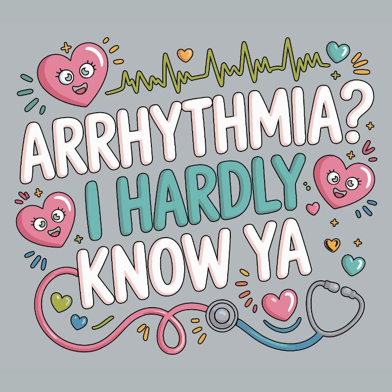 Cardiac Tech Arrhythmia I Hardly Know Ya Echo Tech