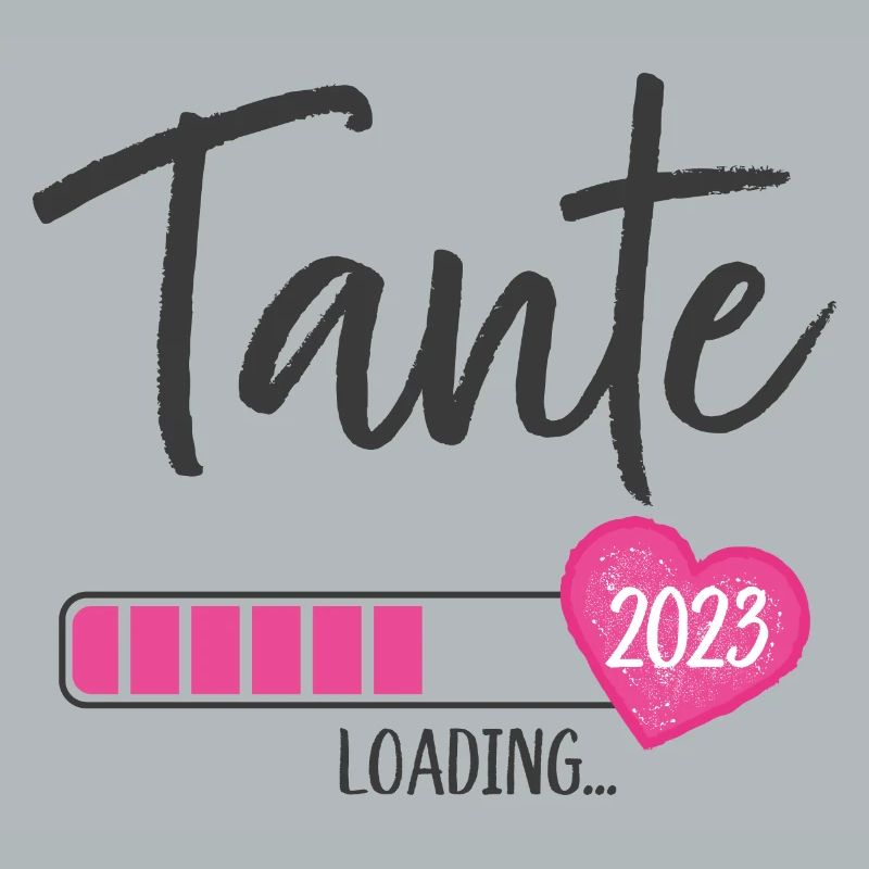 Tante Loading 2023 Herz Nichte Mädchen