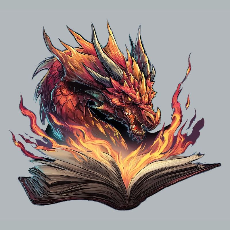 Drachenbuch Transformationsfeuer-Design