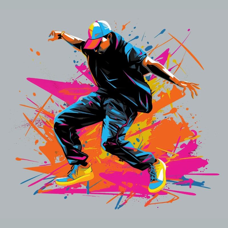 Synthwave rétro B Boy