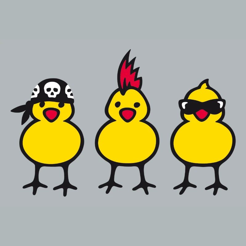 Three Chicks