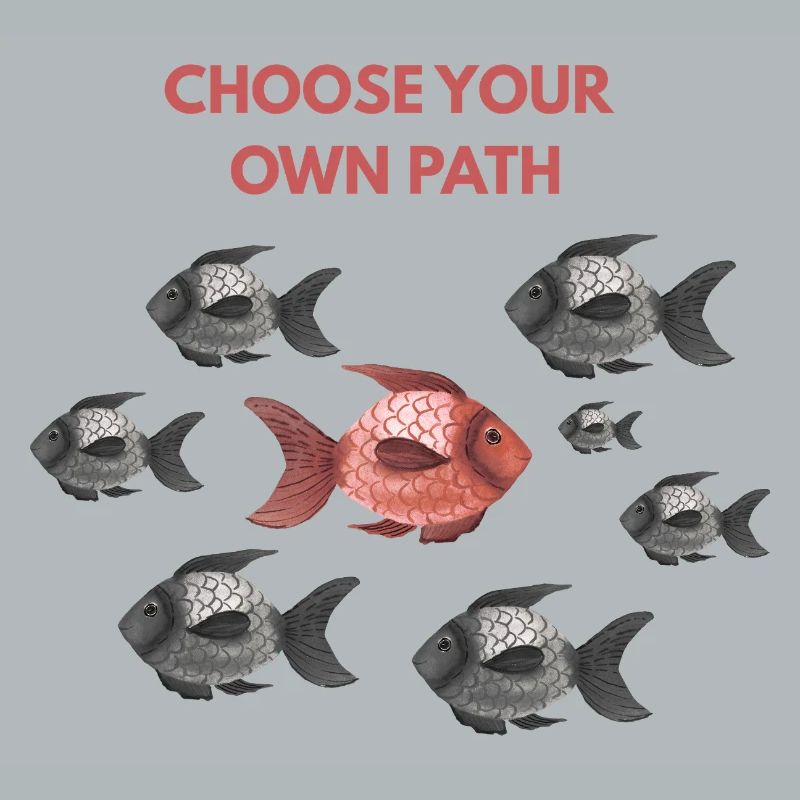 Choose your own path red fish
