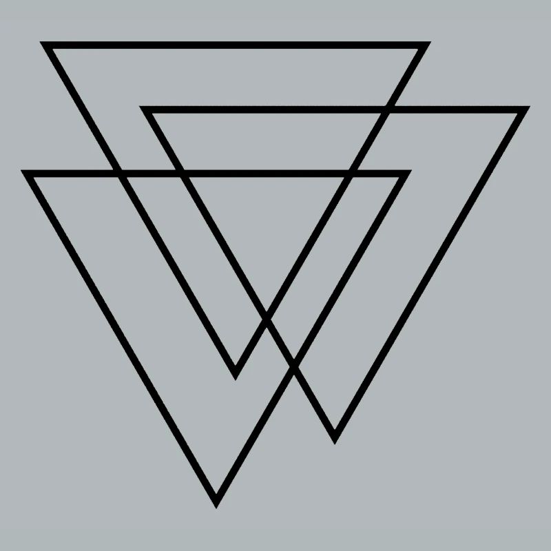 3D Triangles - Three Triangles - Three Triangles Design