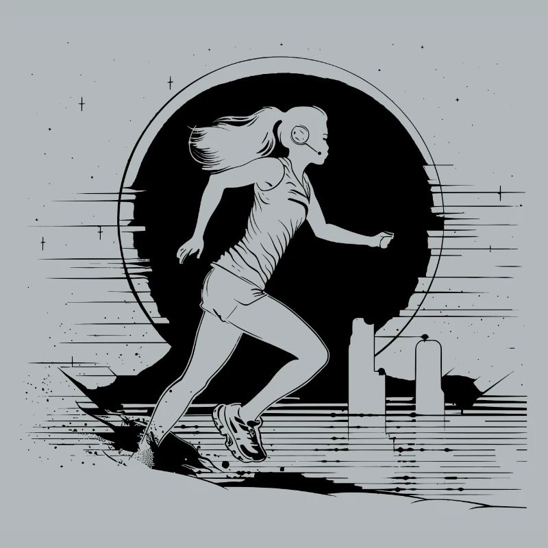 Runner Drawing
