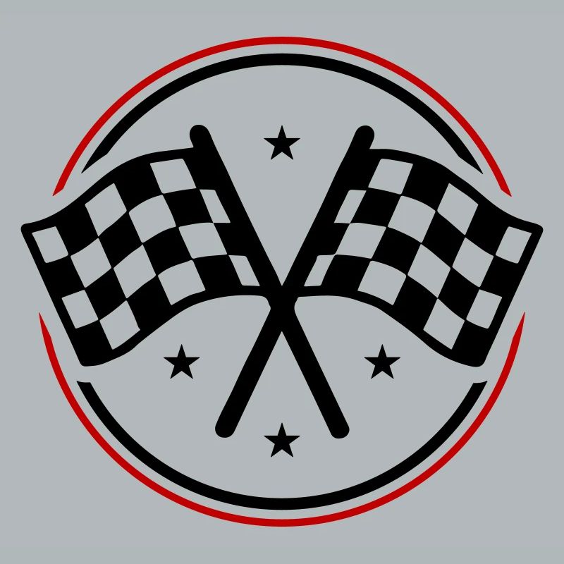 Drapeau de course à damier
