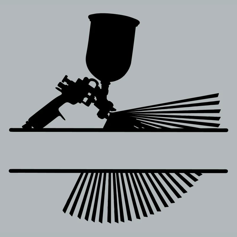 Spray mit Textbanner