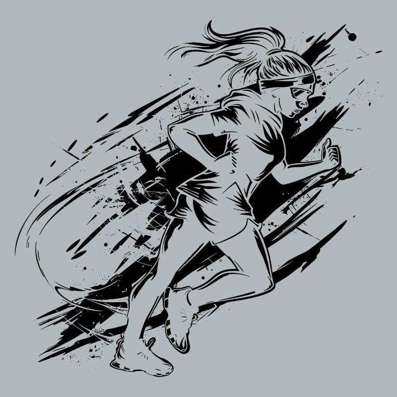 Runner Drawing