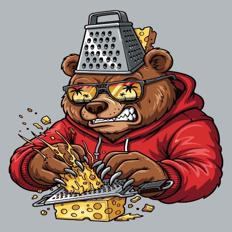 Écraseur de fromage à râpe à ours