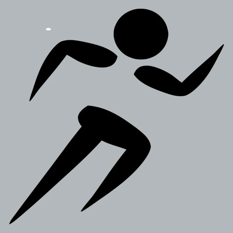 running running runner sprinter sprint silhouette