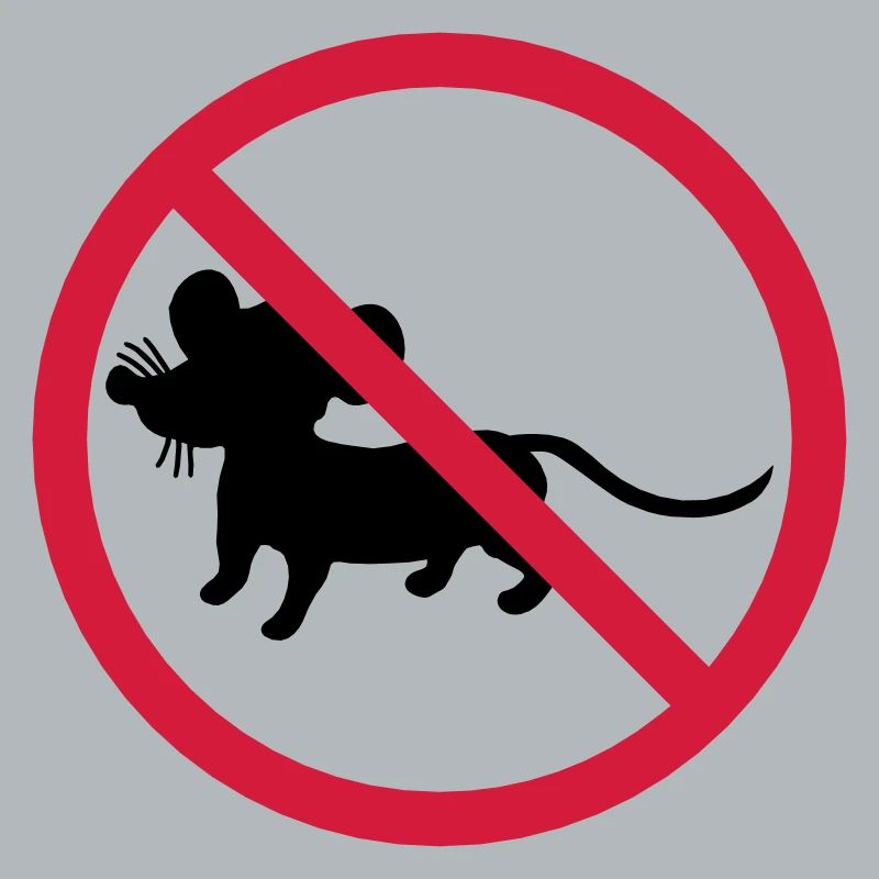 interdit panneau zone pas souris symbole maeuschen s