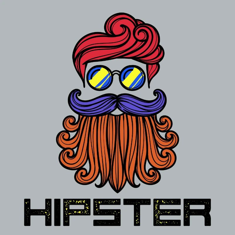 Bart Hipster Spruch Bartfrisur Bartträger