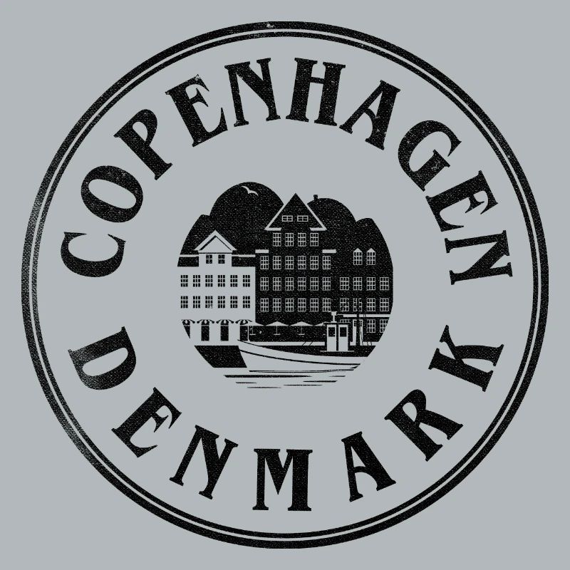Copenhague, Danemark – Emblème du front de mer