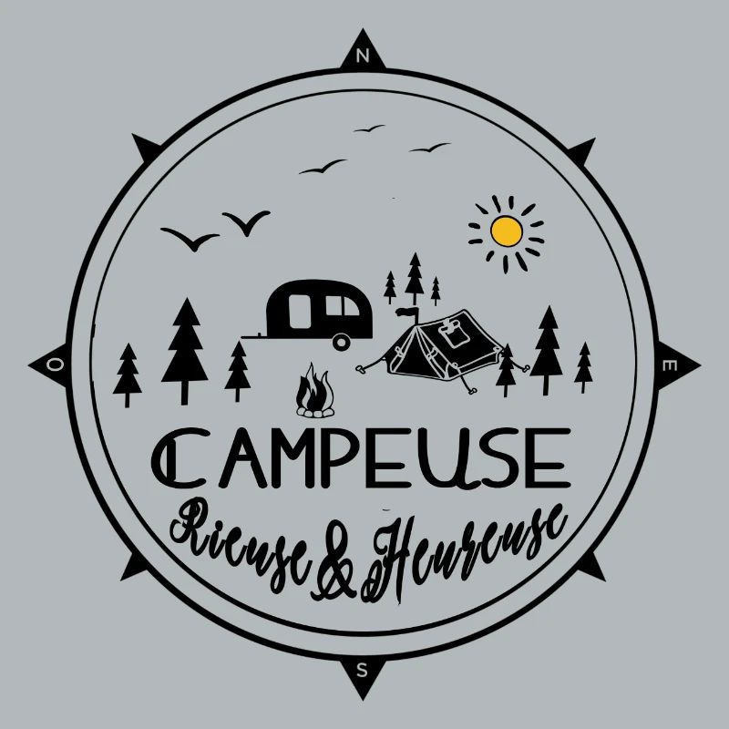 campeuse rieuse heureuse