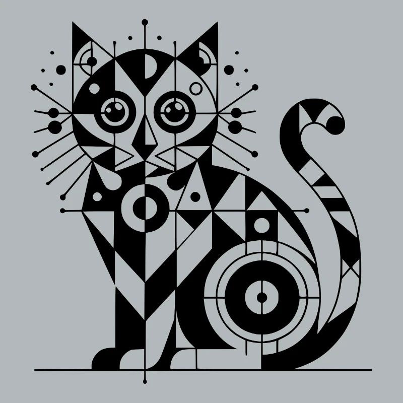 Conception géométrique de lignes de chat