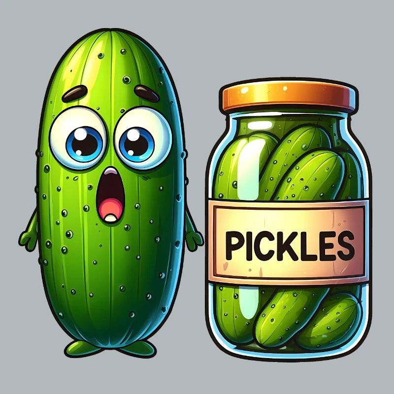La situation difficile des cornichons au concombre : choqué et choqué !