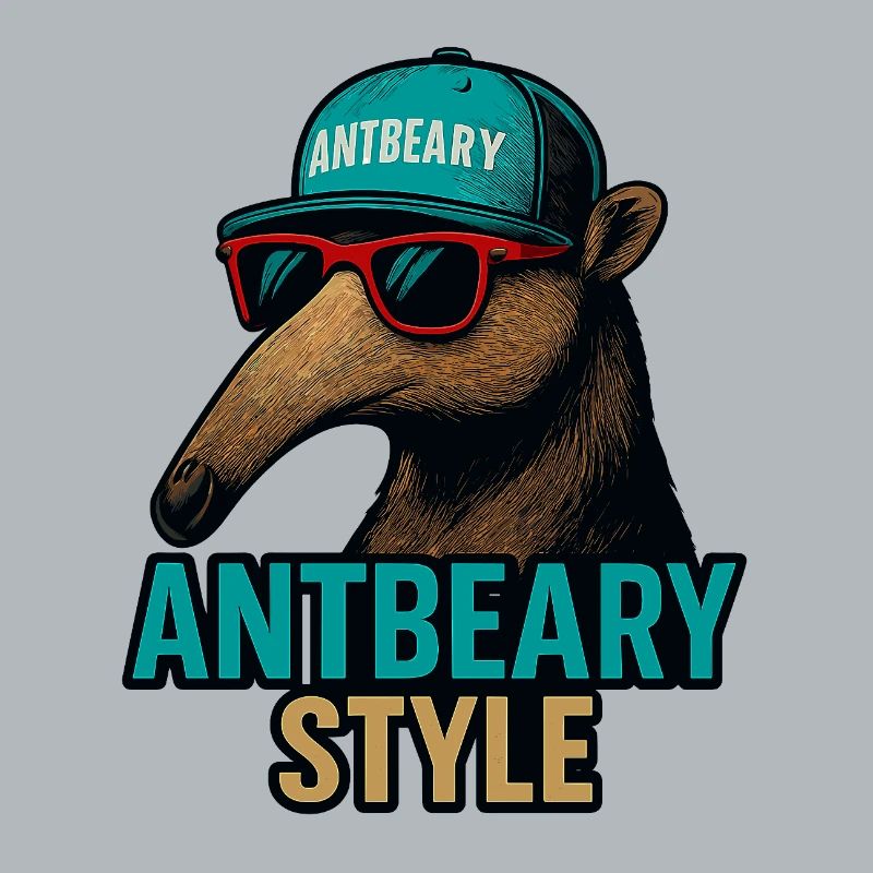 Antbeary Style Aardvark Cartoon