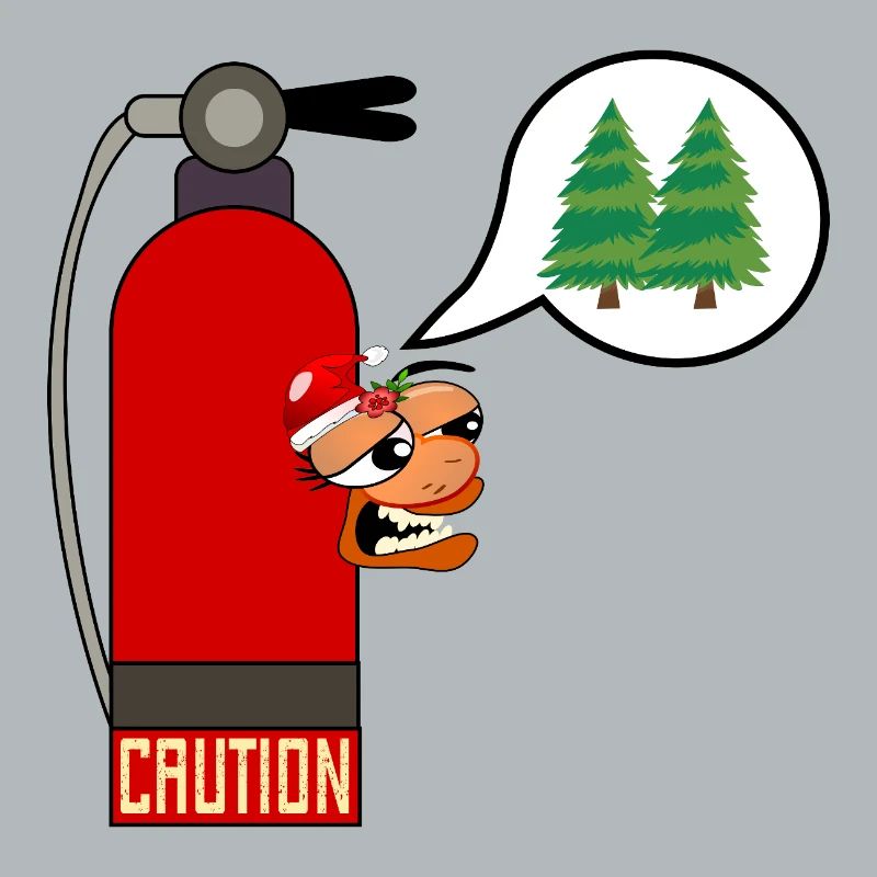 CAUTION CHRISTMAS TREE FIRE