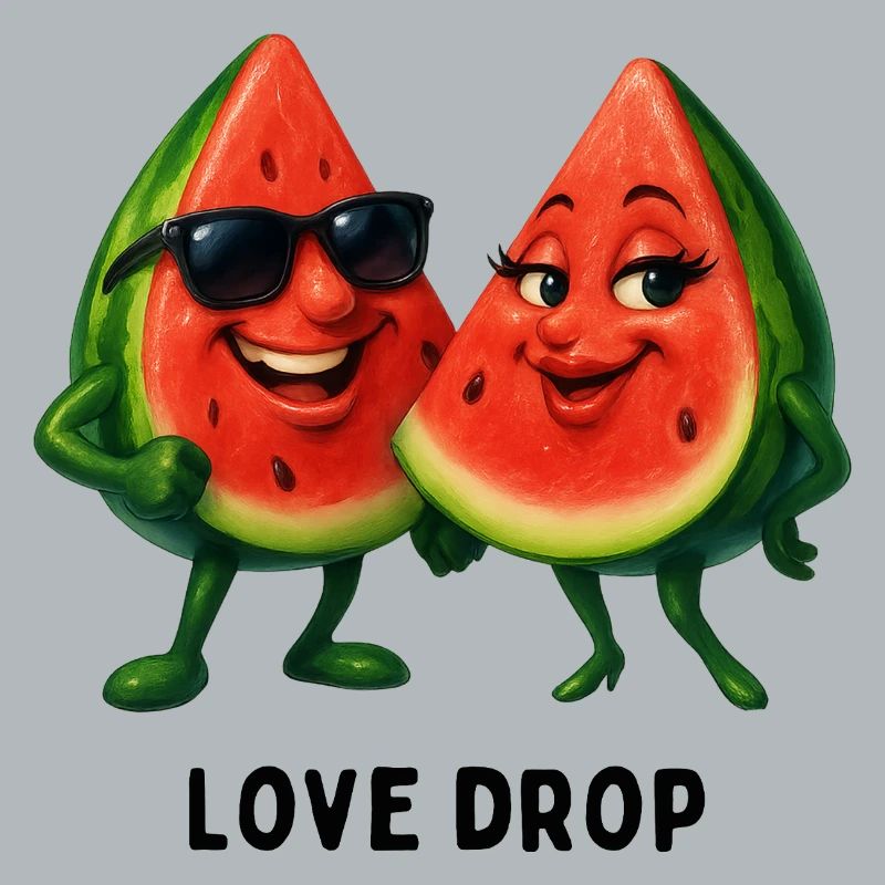 Duo pastèques Love Drop