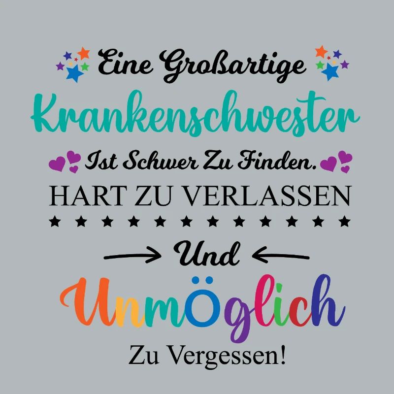 Krankenschwester Beruf Spruch Abschied Geschenk