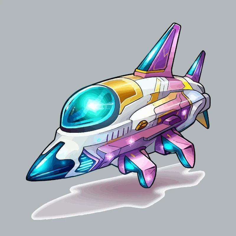 Comet Flight Spacefighter Neon