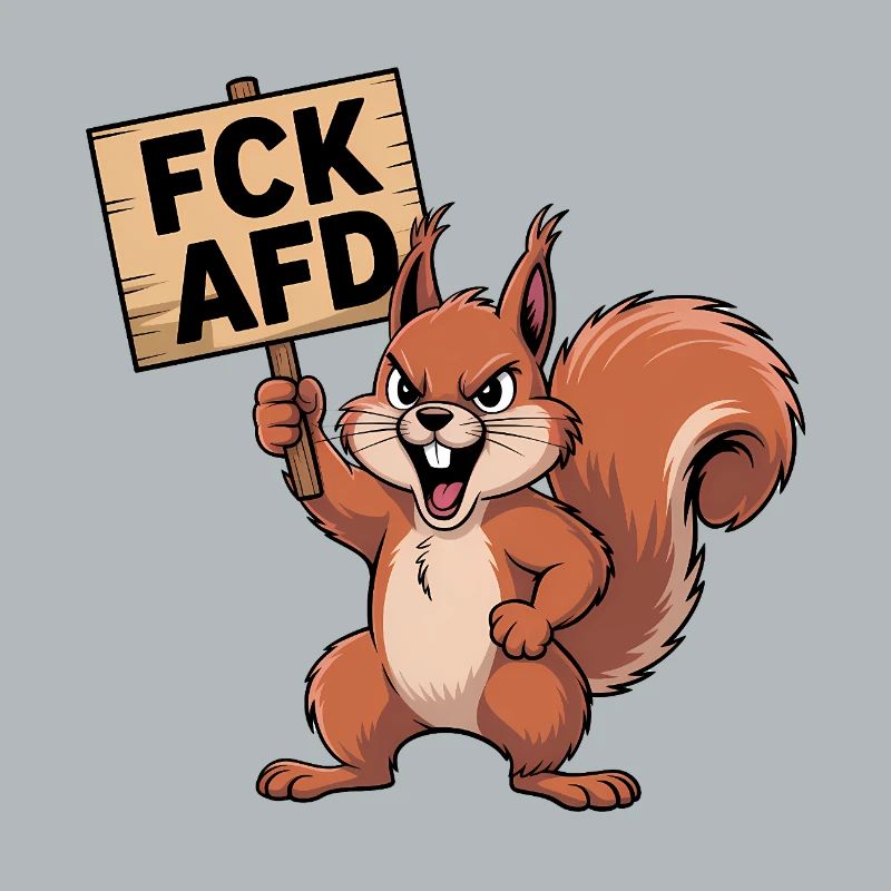 FCK AFD - Antifa Eichhörnchen Tee