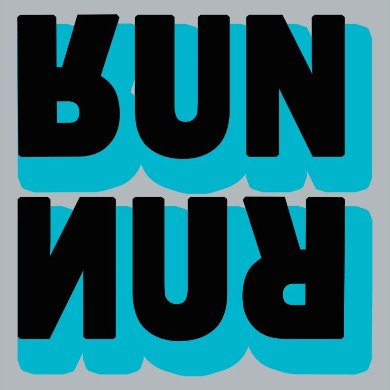 Running Run Typography