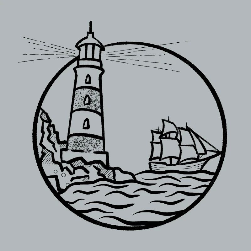 Leuchtturm Schiff