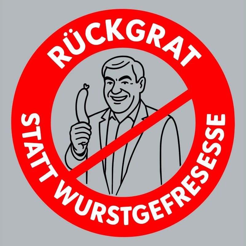 Rückgrat statt Wurstgefresse! WUNSCHFARBEN Comic