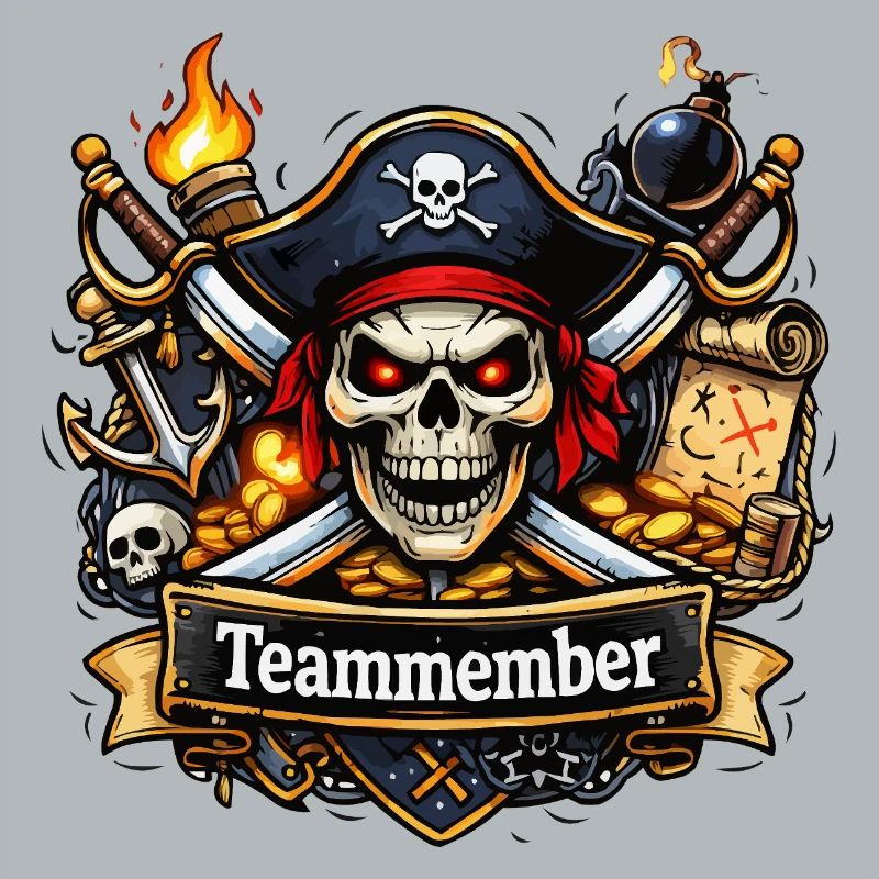 Membres de l’équipe : Conception du crâne de pirate