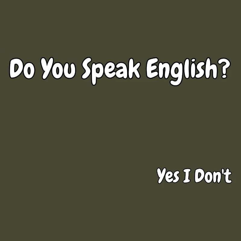 Conception drôle de blagues en anglais