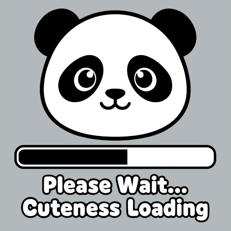 Panda Loading Screen Soft Toy