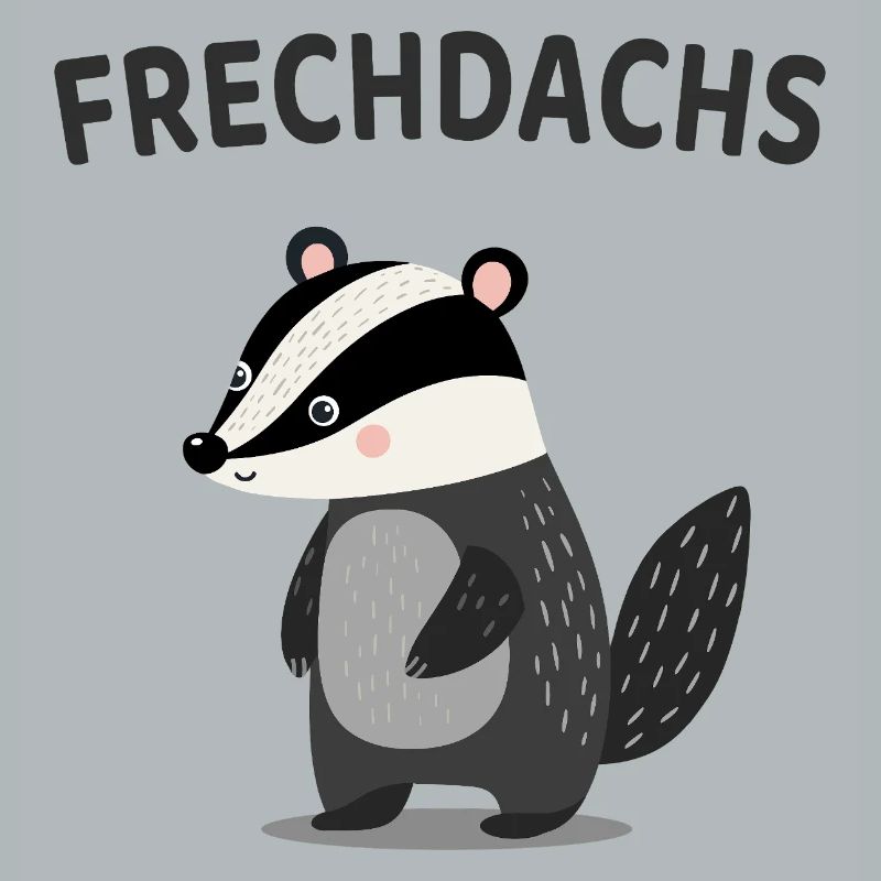 Frechdachs Lustiger Dachs Spruch