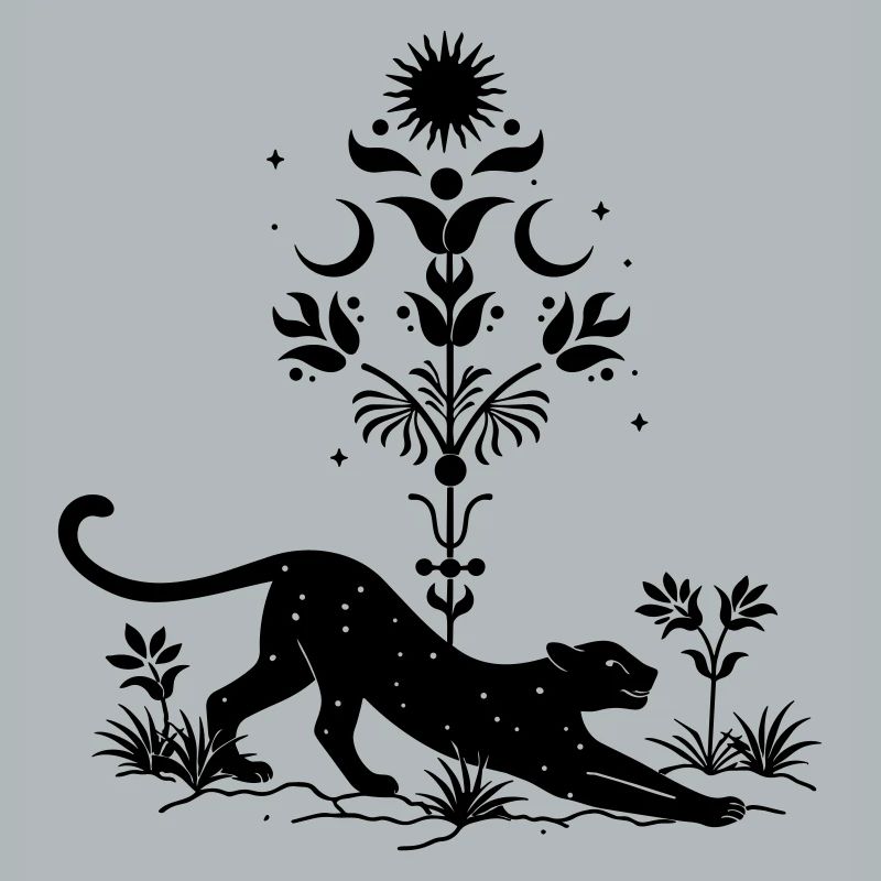 Cosmic Leopard Boho