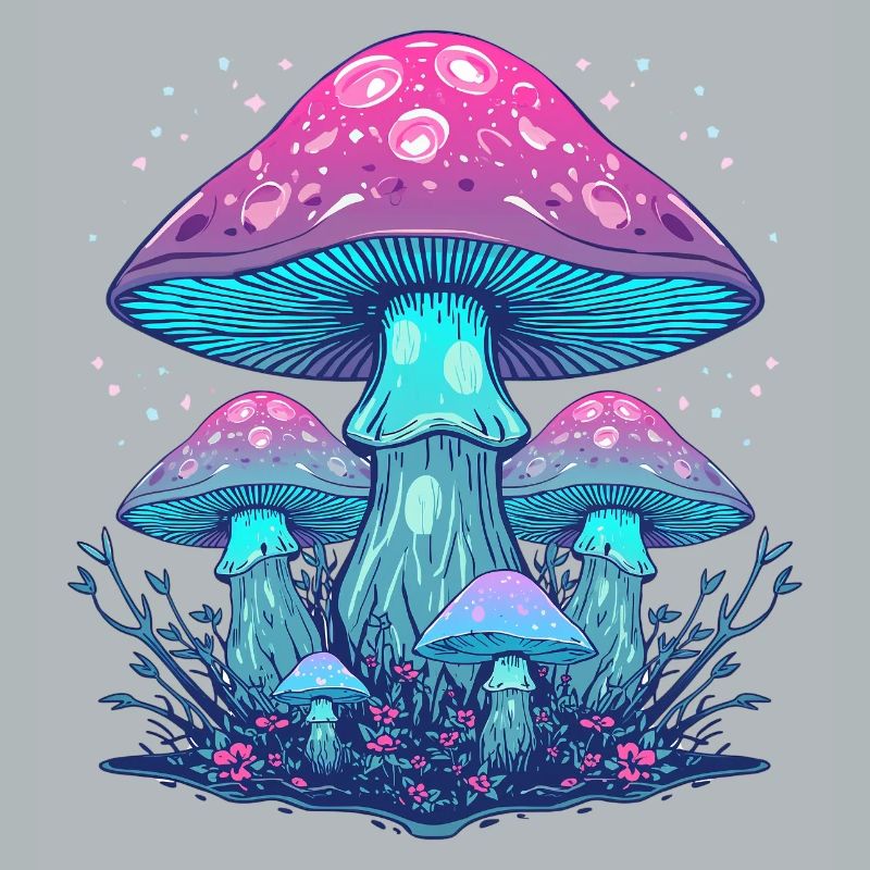 Ätherische Neonpilze