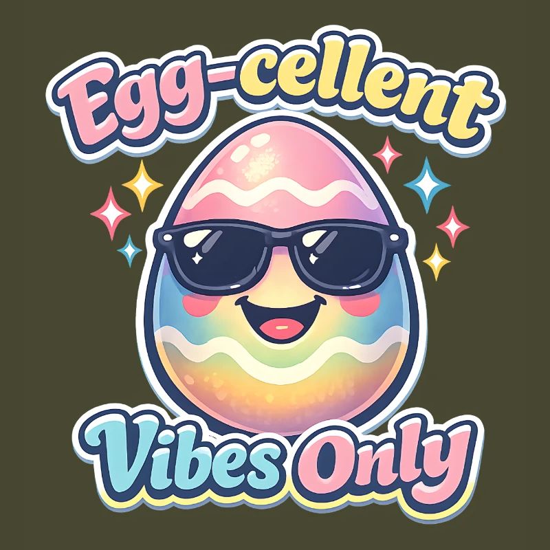 Egg Cellent Vibes Only Easter Easter Egg