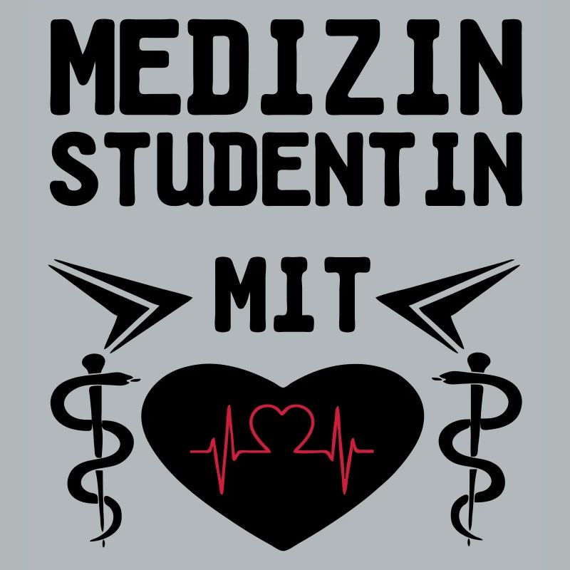Medizinstudentin mit Herz Geschenk