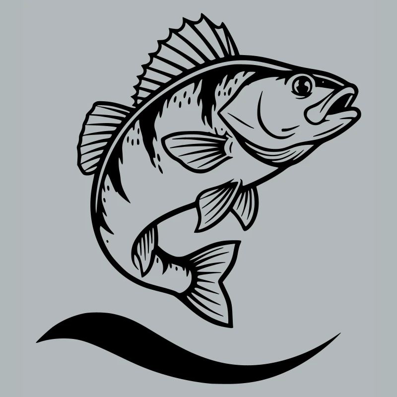 Jumping Perch Angler Action