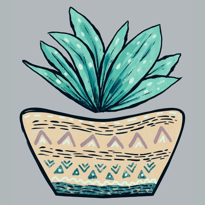 Succulent Pot Pattern
