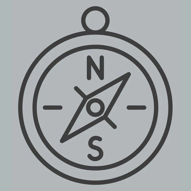 Minimalist Compass Navigation Design