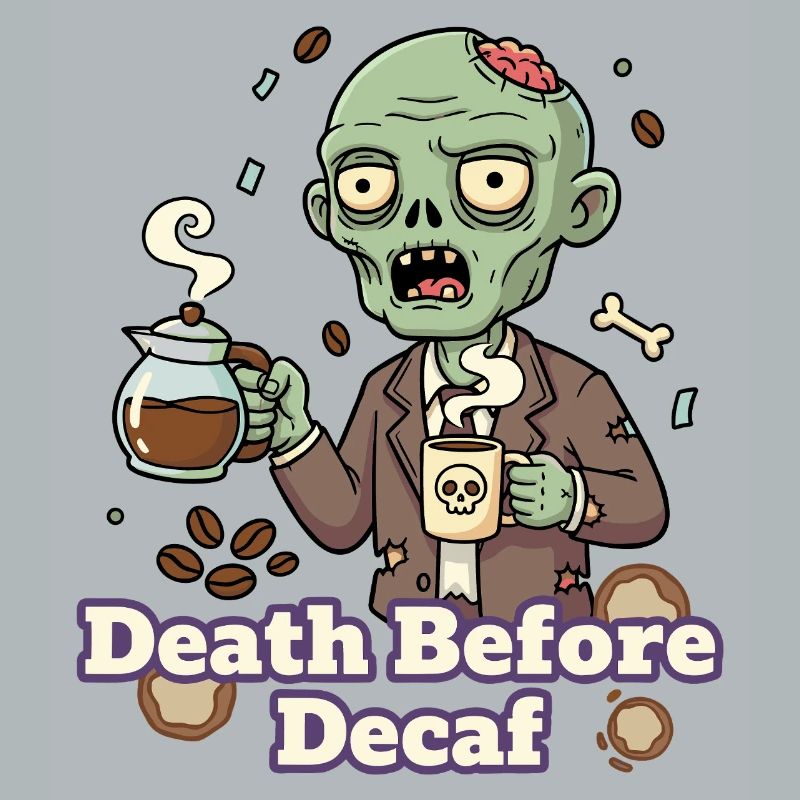 Zombie Coffee Death Before Decaf