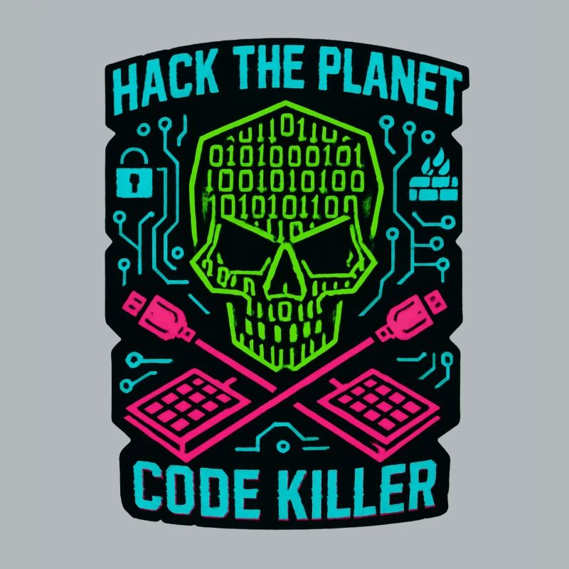 Hack the Planet Code Killer – Cybersicherheit