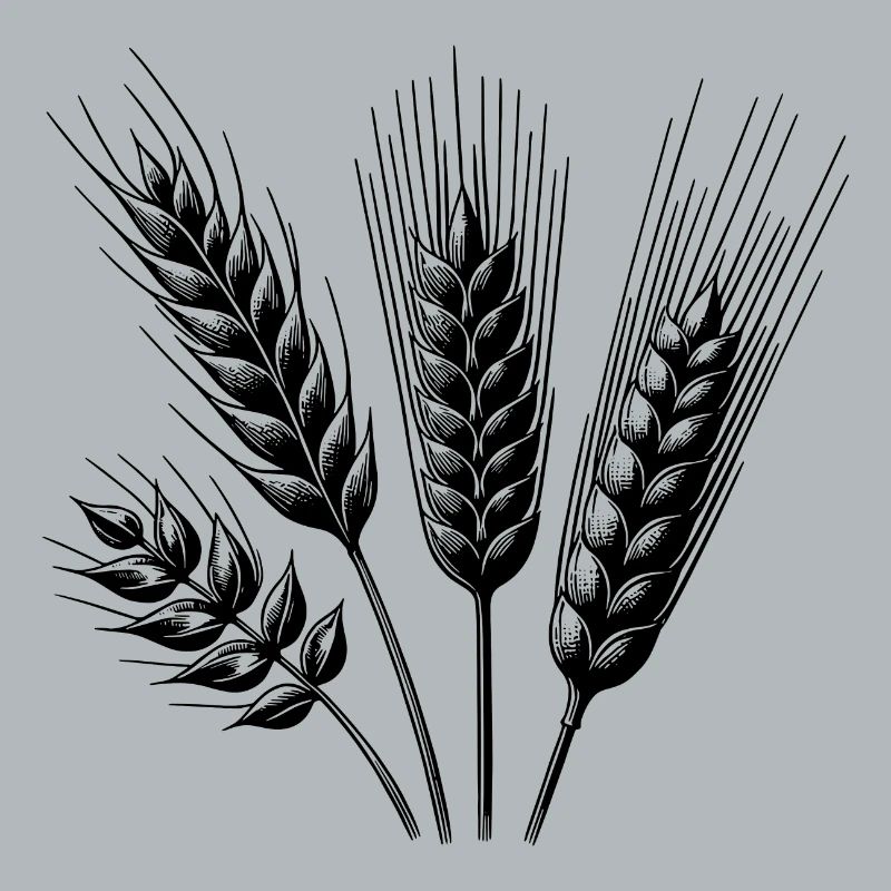 Différents types d’épis de céréales