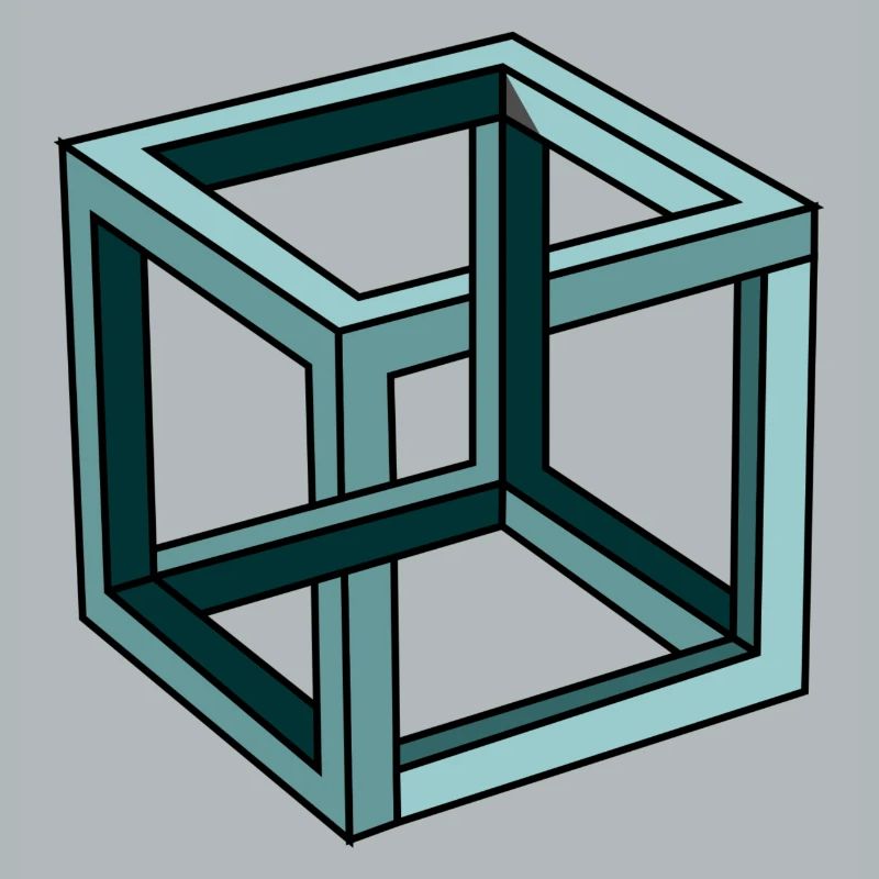 Escher Impossible Cube