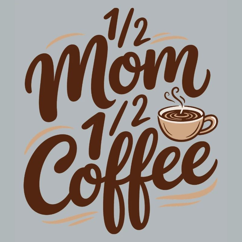 Mutter Koffein Halb Mama Halb Kaffee