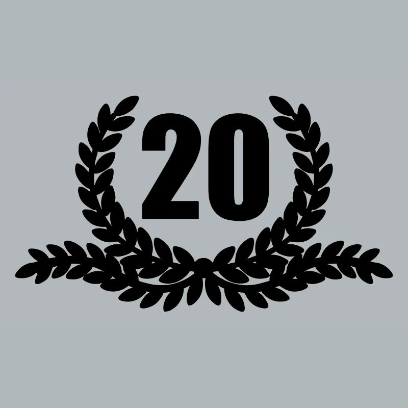 Laurel wreath 20 YEARS
