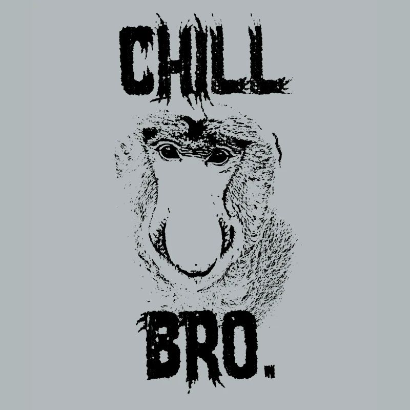 Chill Bro Proboscis Monkey Gift