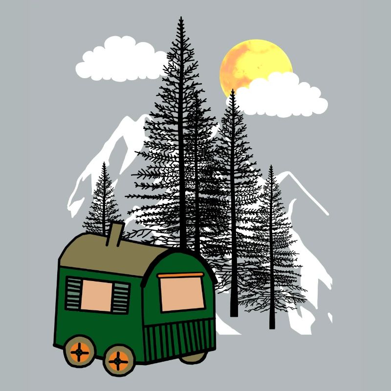 Construction trailer nature lovers eco nature exit flora